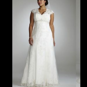 David Bridal Wedding Gown Ivory